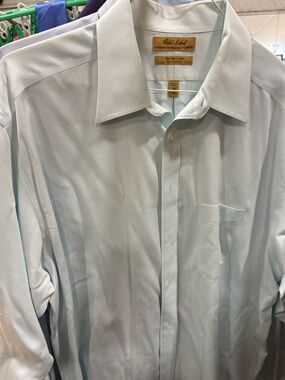 Gold Label Round Tree & Yorke Light Blue Men's Dress Shirt